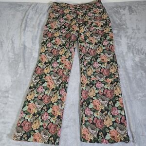 Nova Men Pants Mens 34 Multicolor Belleve Flared Tapestry Carpenter Pants Casual